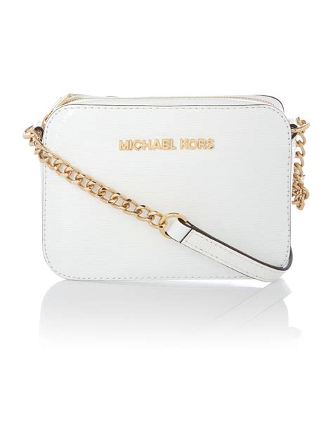 white crossbody michael kors